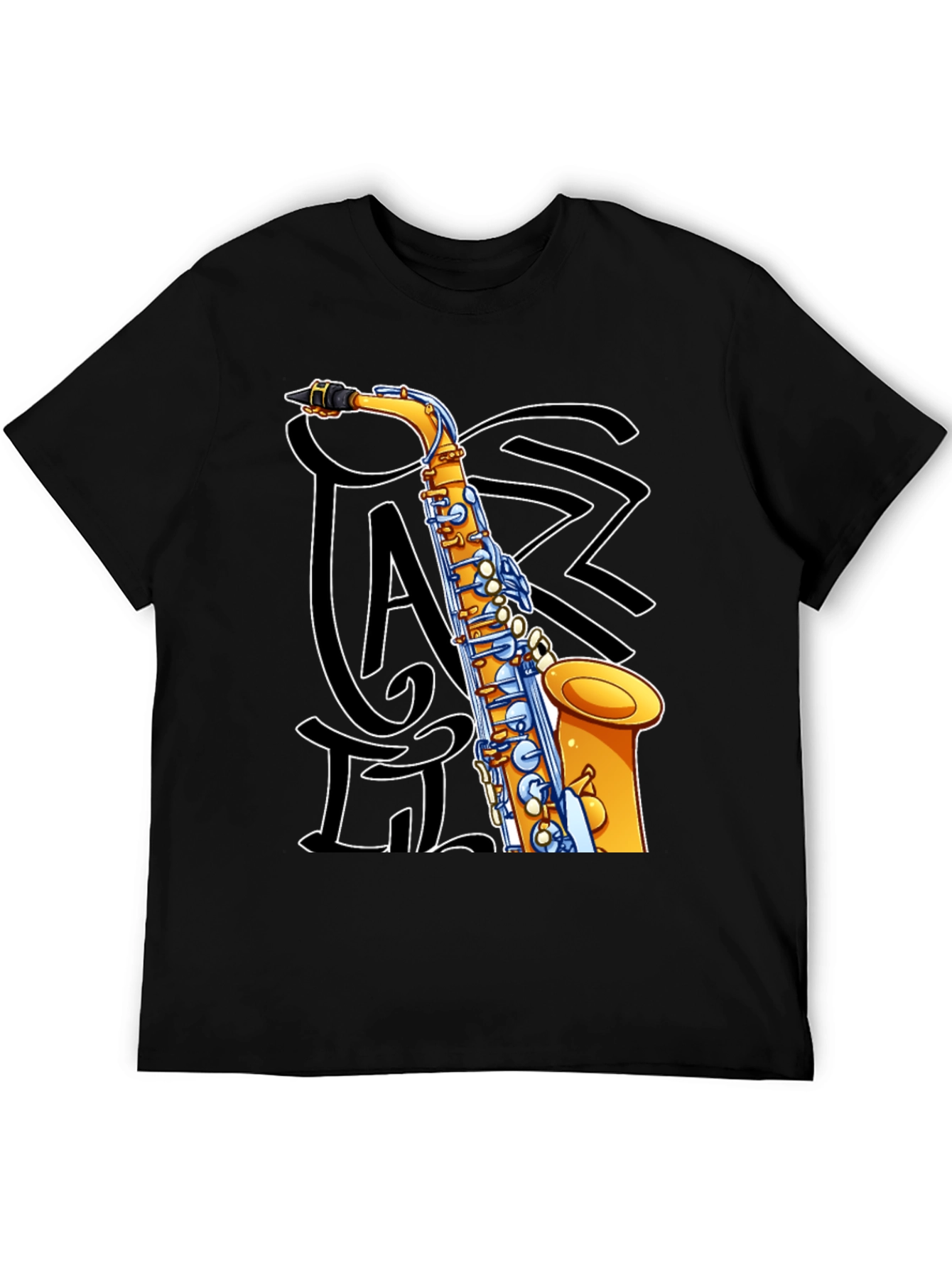 Jazz Saxophone Graphic T-Shirt