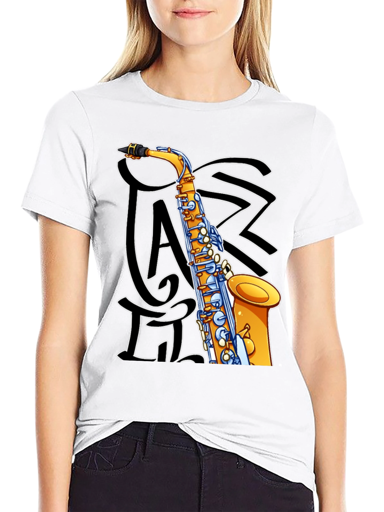 Jazz Saxophone Graphic T-Shirt