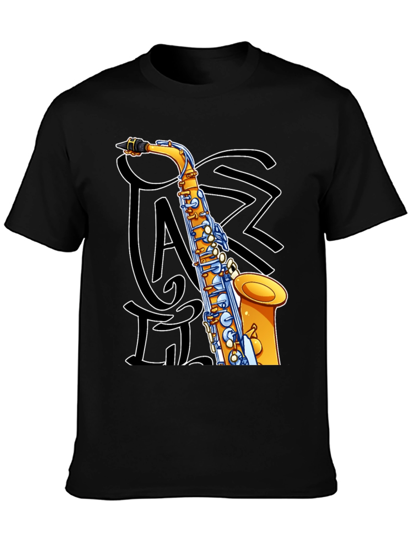 Jazz Saxophone Graphic T-Shirt