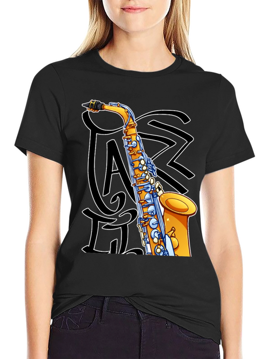 Jazz Saxophone Graphic T-Shirt