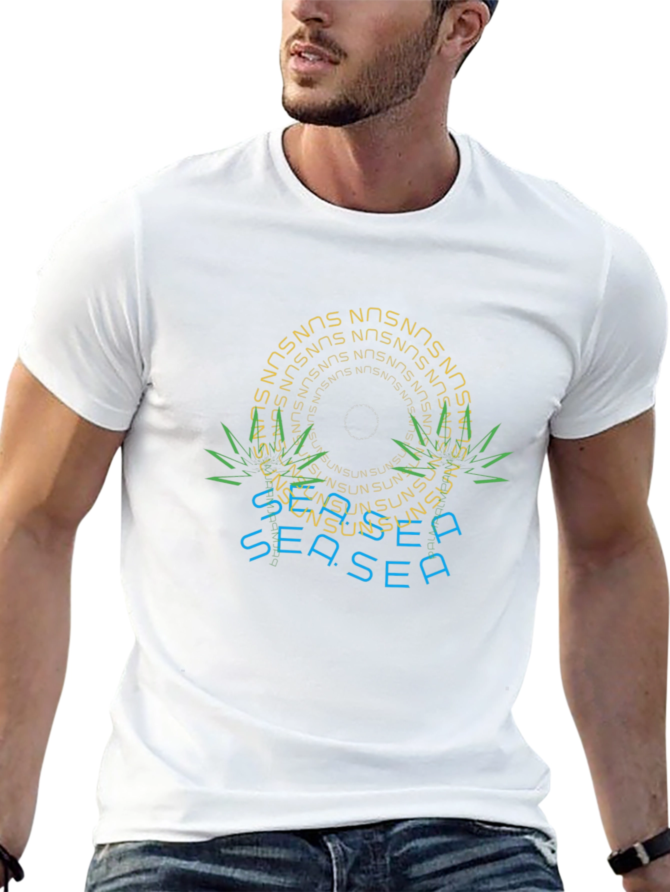 Sun Sea T-Shirt - Tropical Graphic Tee