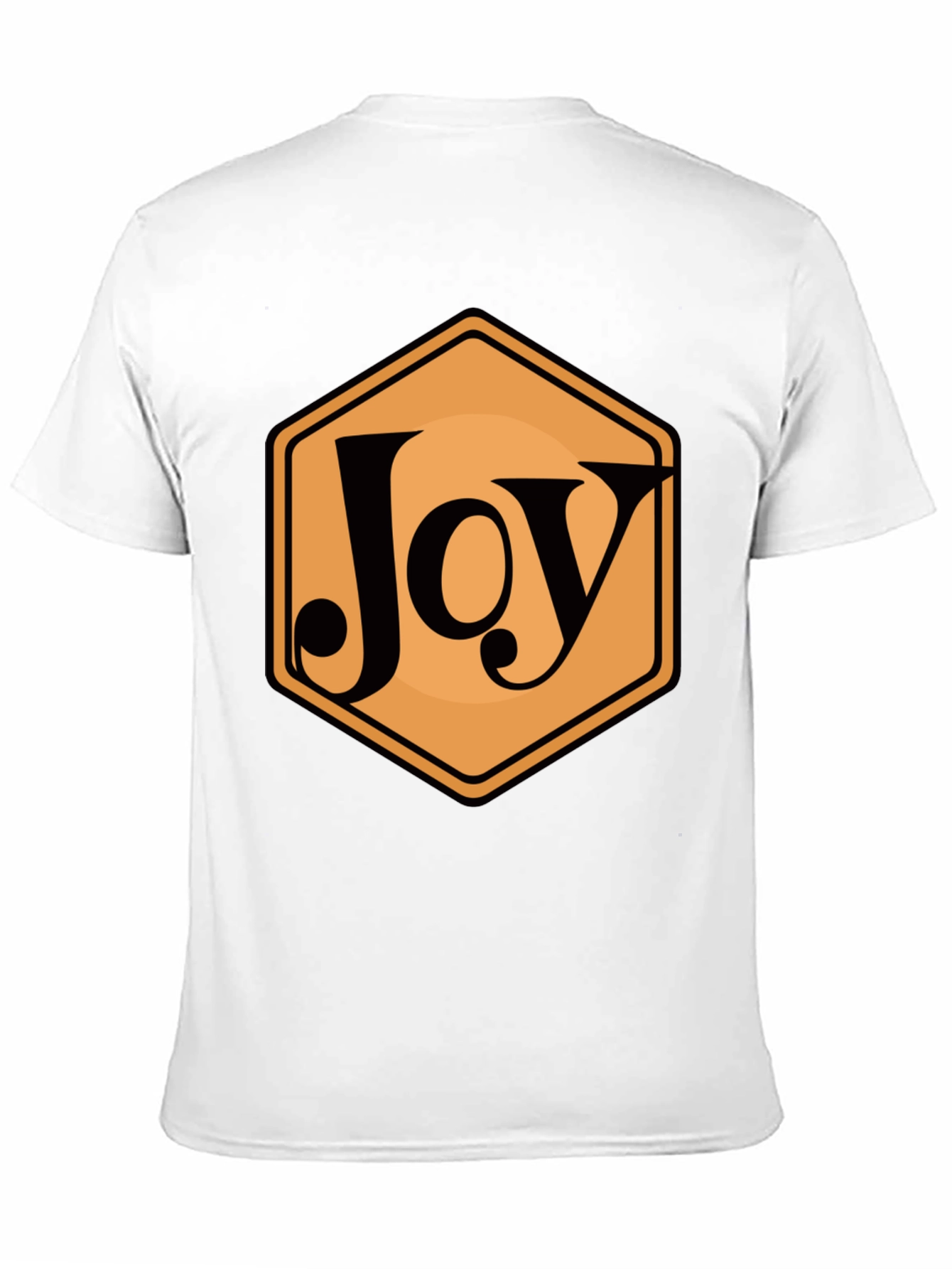 Joy Hexagon Graphic Tee - Modern Casual Style