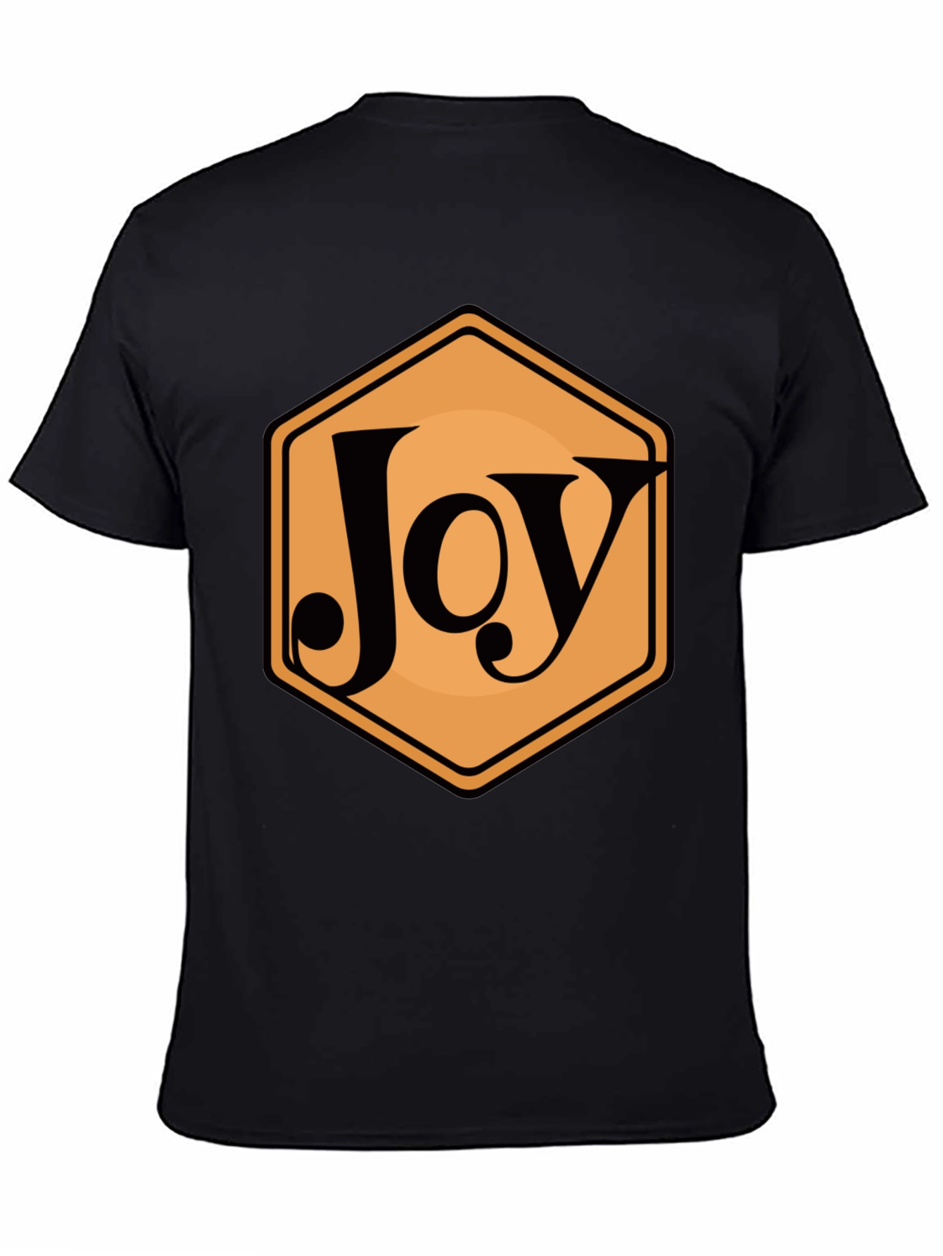 Joy Hexagon Graphic Tee - Modern Casual Style