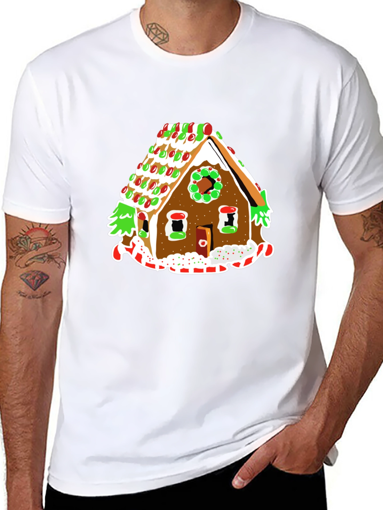 Festive Gingerbread House T-Shirt