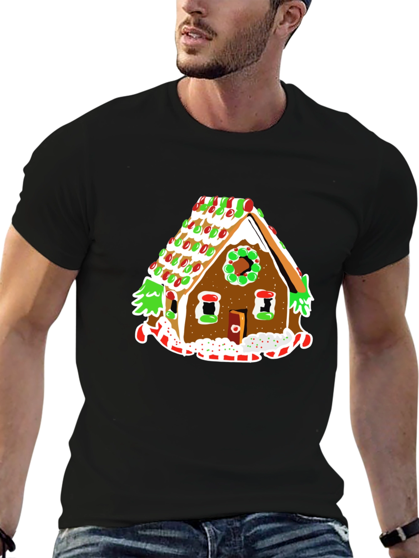 Festive Gingerbread House T-Shirt