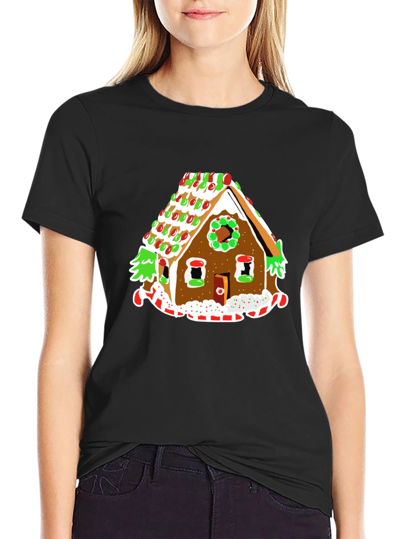 Festive Gingerbread House T-Shirt