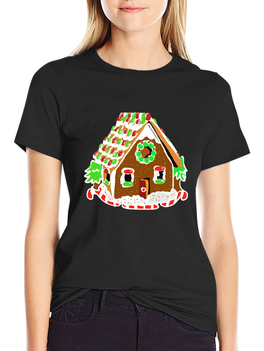 Festive Gingerbread House T-Shirt