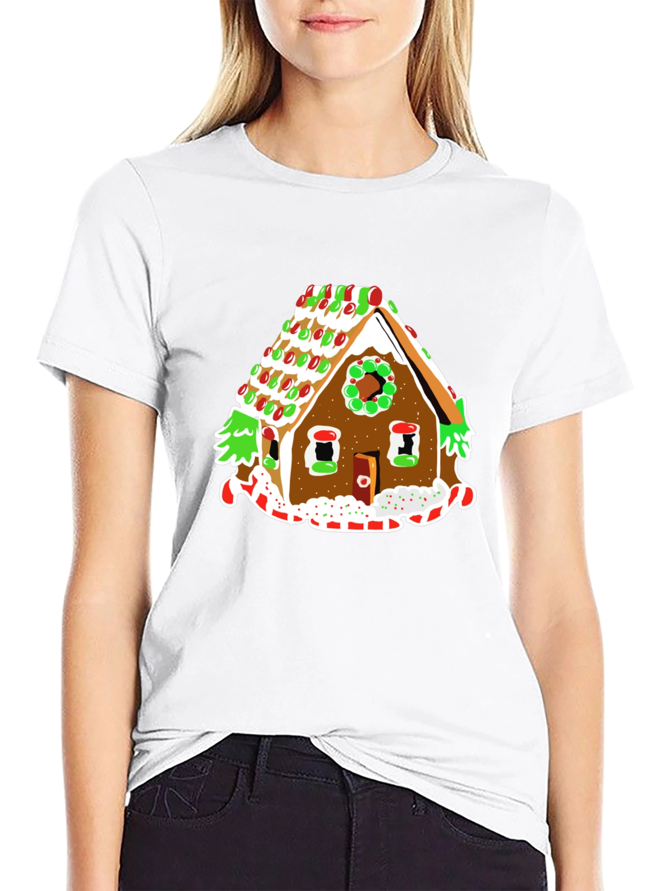 Festive Gingerbread House T-Shirt