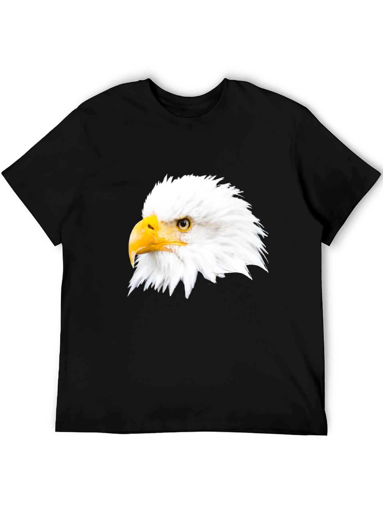 Eagle Head Graphic Black T-Shirt