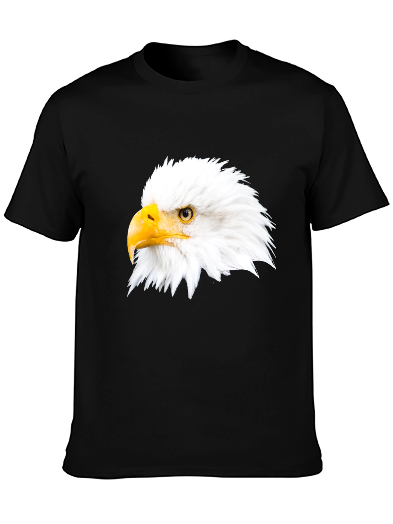 Eagle Head Graphic Black T-Shirt