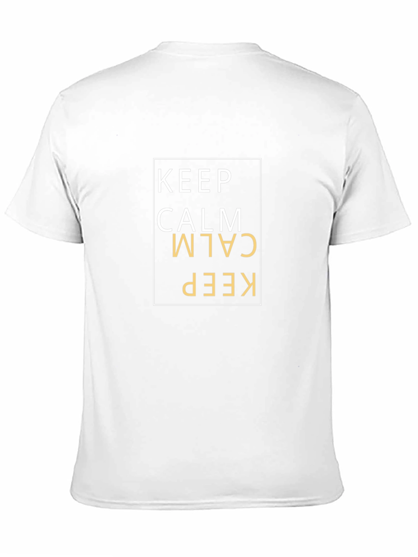 Keep Calm Graphic Print Tee - Classic Black