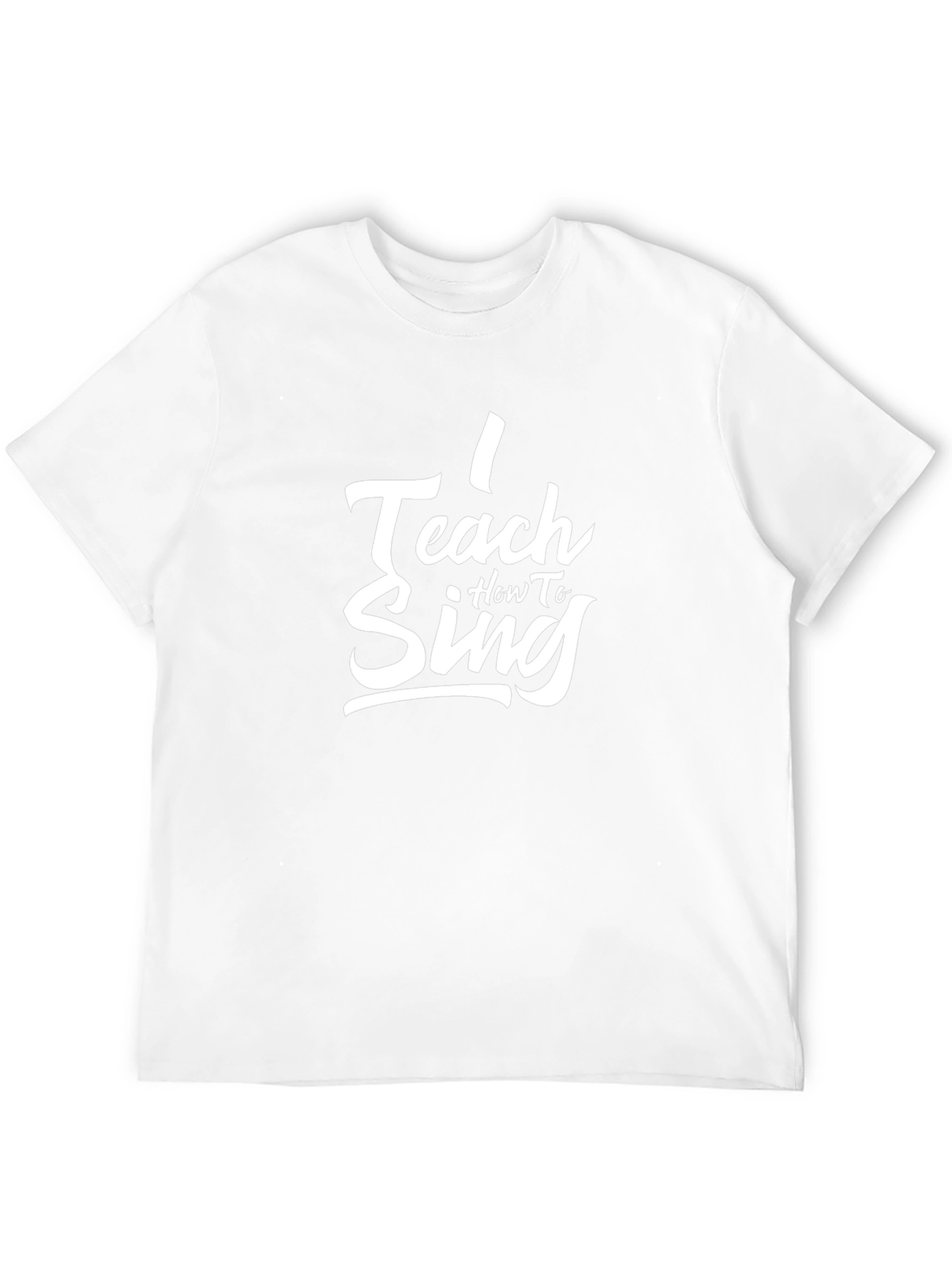 I Teach How to Sing Black T-Shirt