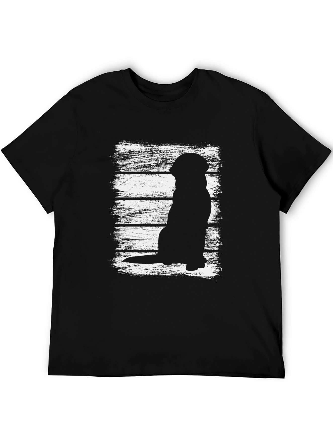 Dog Silhouette Graphic Tee - Stylish & Comfortable