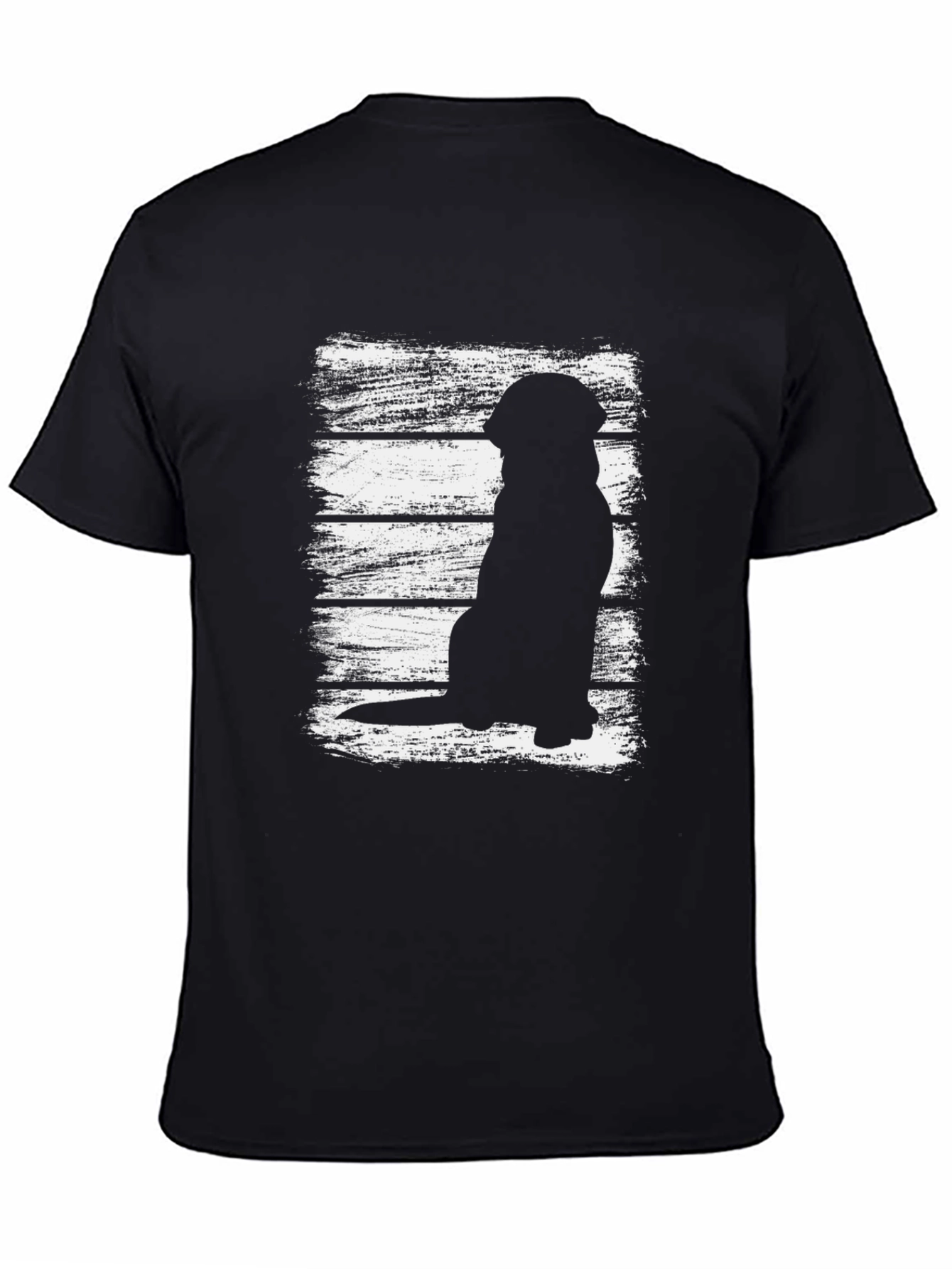 Dog Silhouette Graphic Tee - Stylish & Comfortable