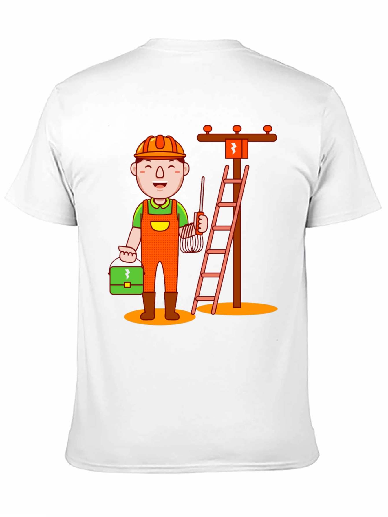 Electrician Cartoon T-Shirt