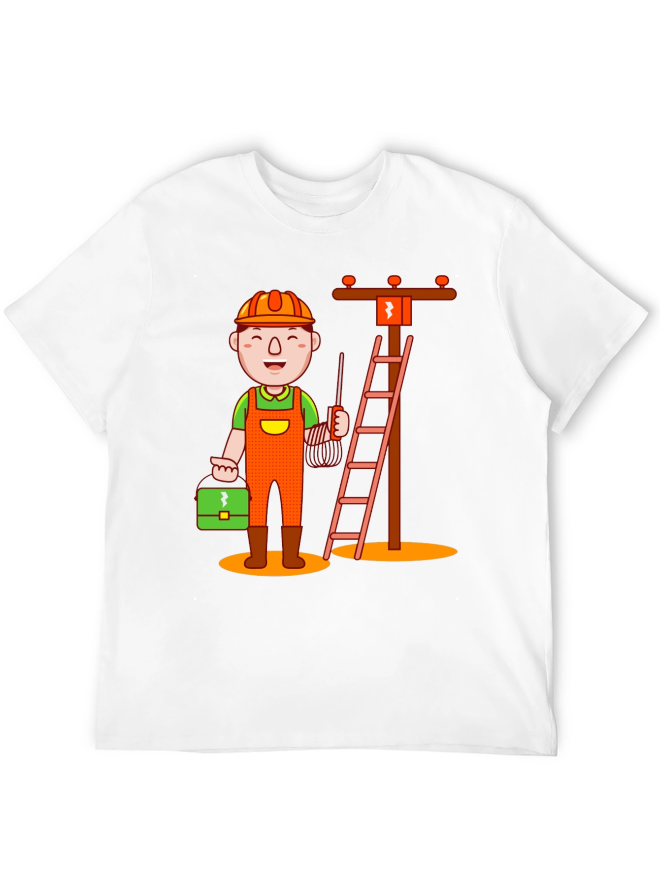 Electrician Cartoon T-Shirt