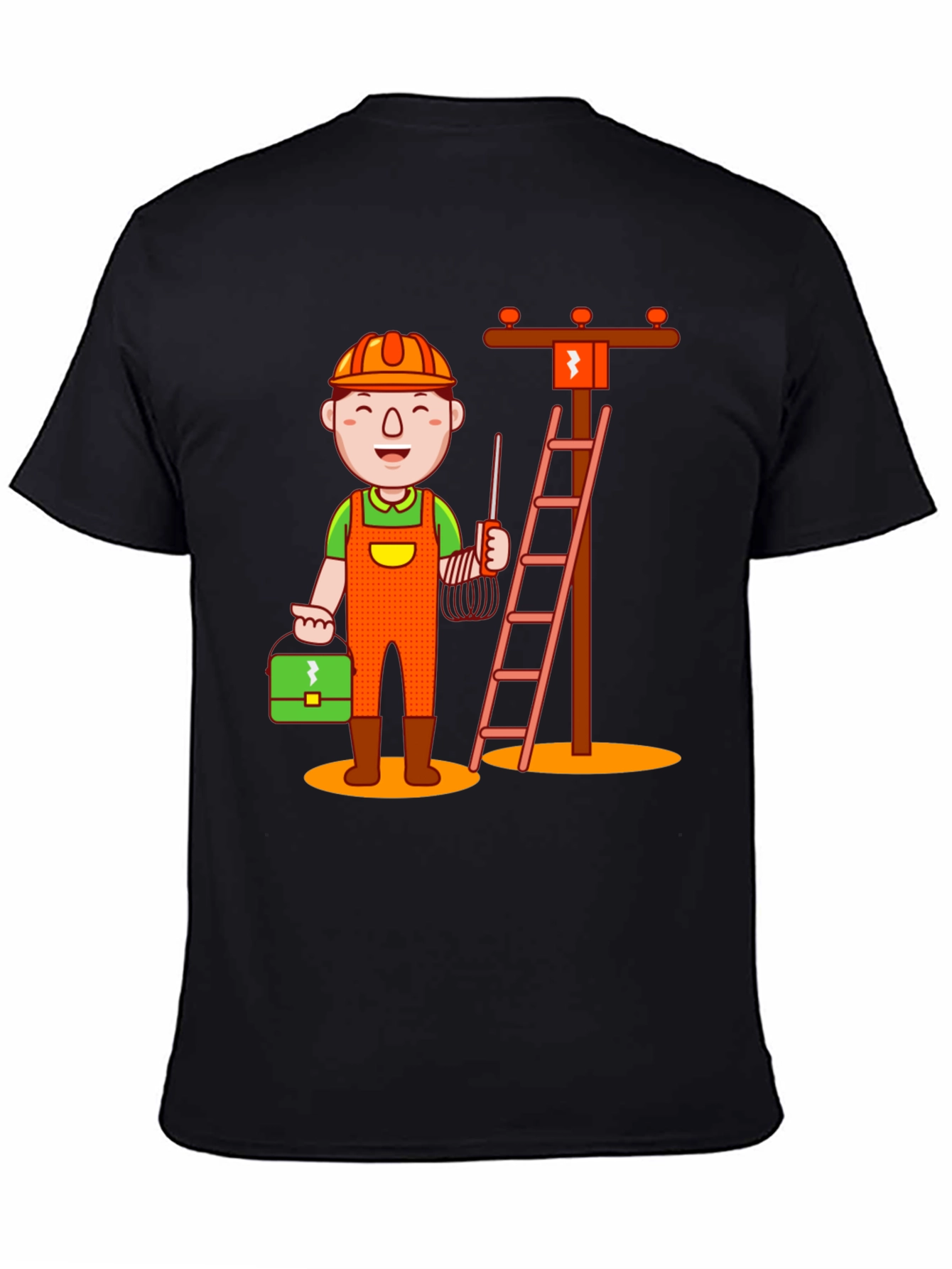 Electrician Cartoon T-Shirt