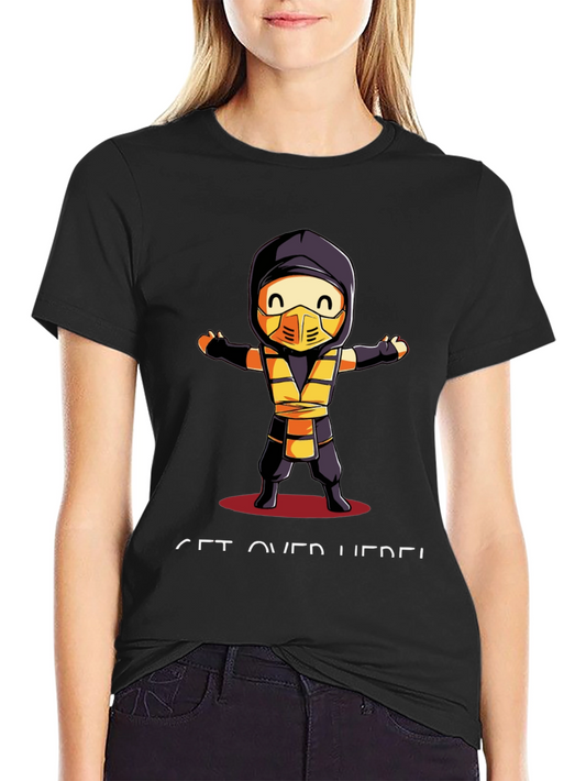 Mortal Kombat Scorpion Get Over Here! T-Shirt