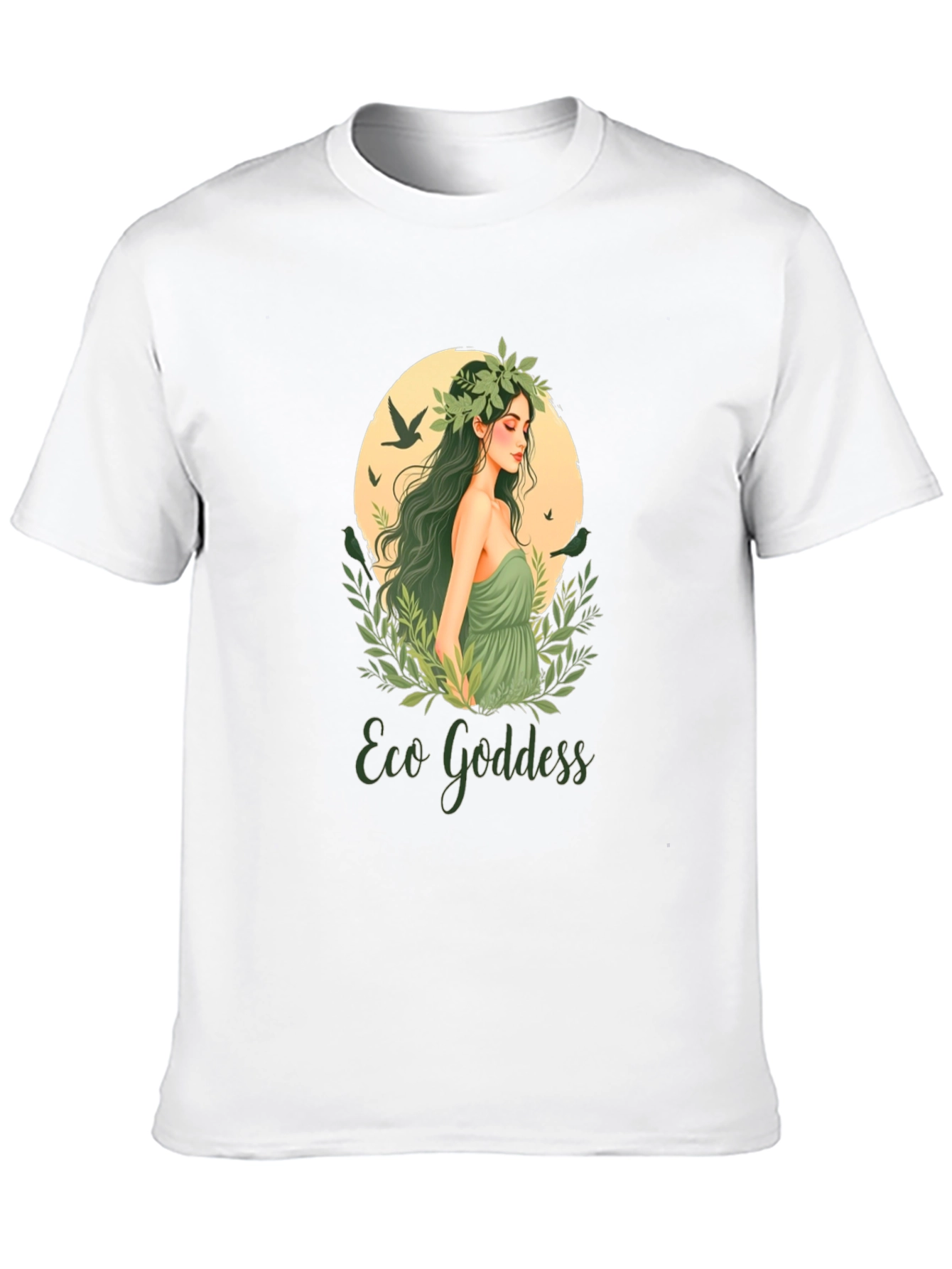 Eco Goddess Graphic Tee - Nature Lover Shirt