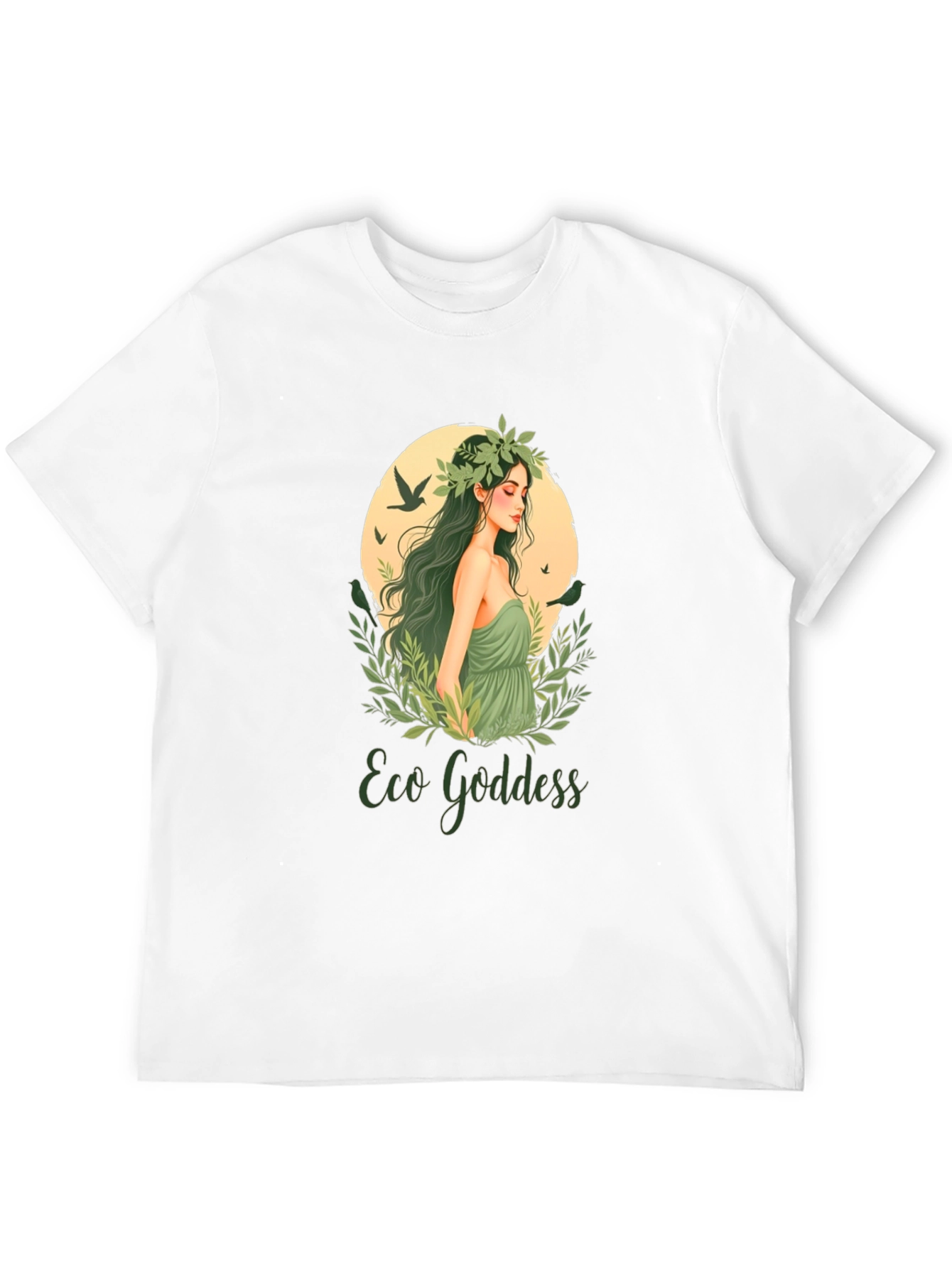 Eco Goddess Graphic Tee - Nature Lover Shirt