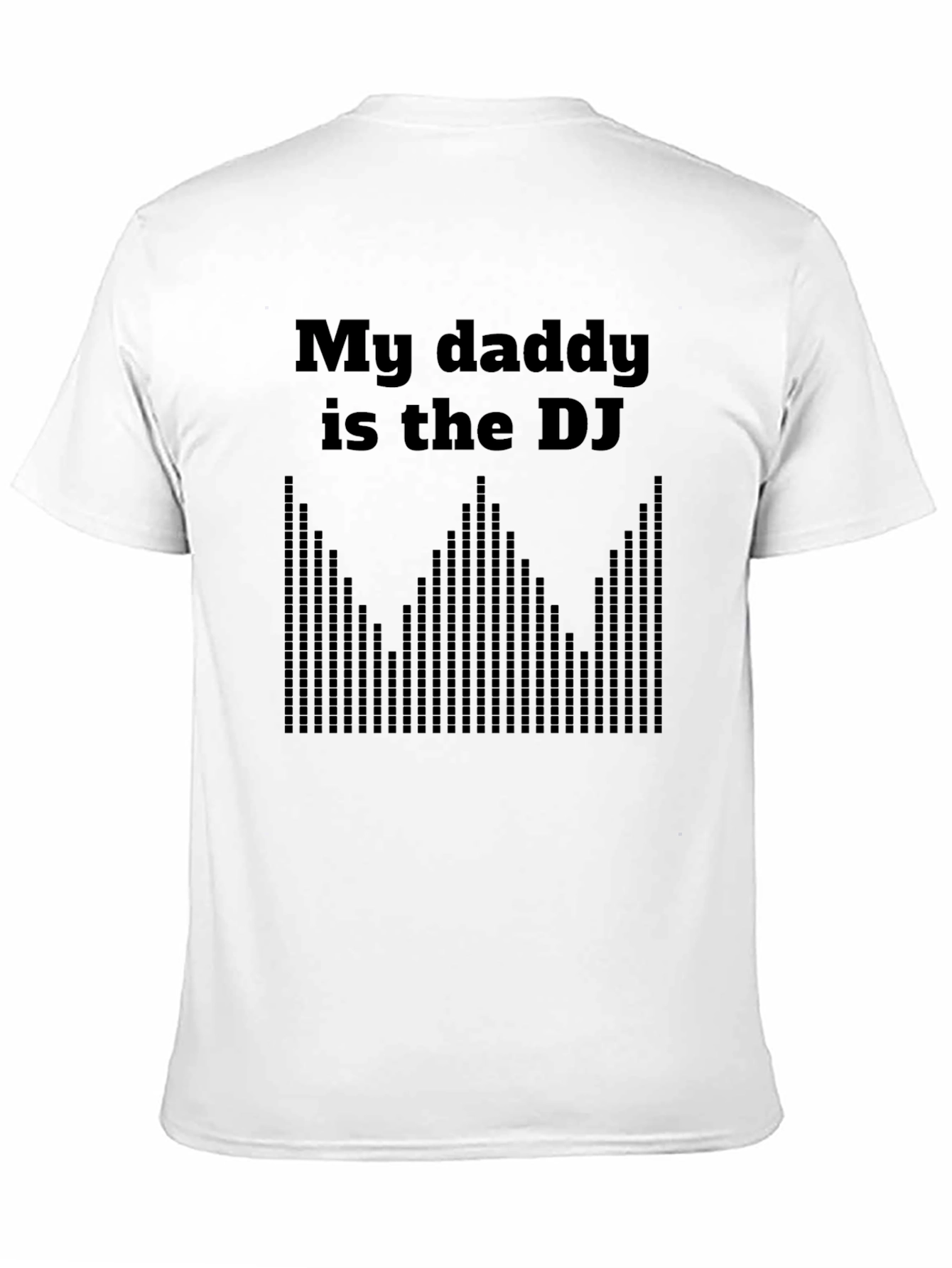 My Daddy is the DJ Mens Black T-Shirt