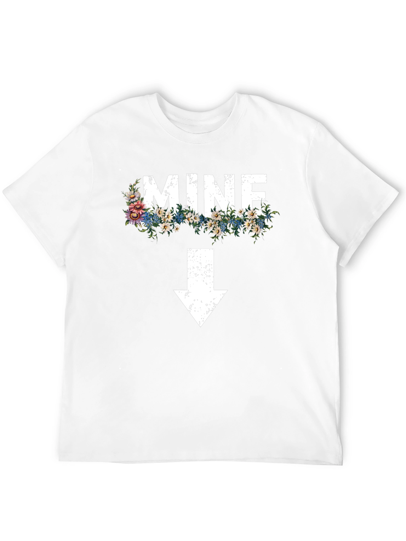 Floral MINE Graphic T-Shirt