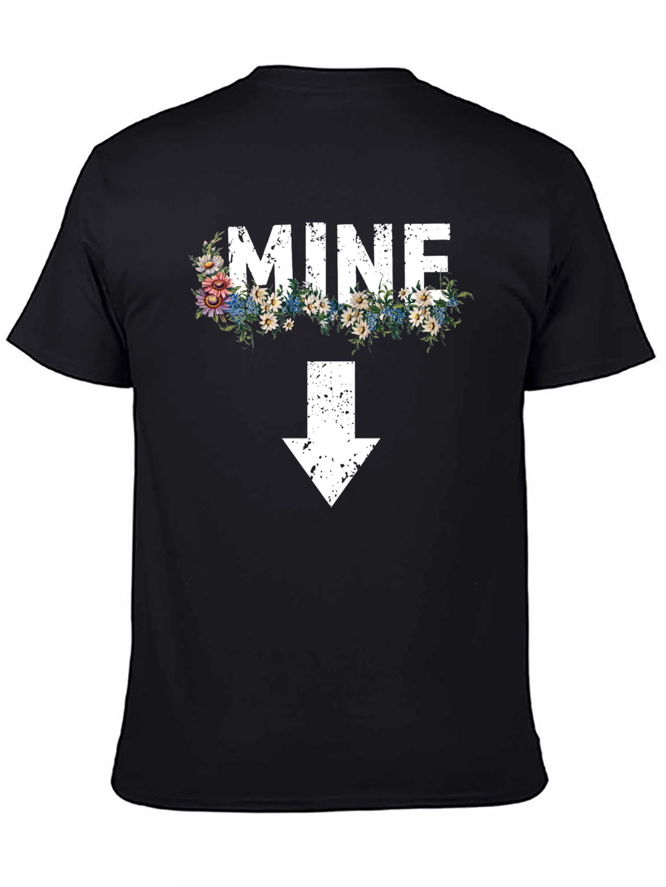 Floral MINE Graphic T-Shirt