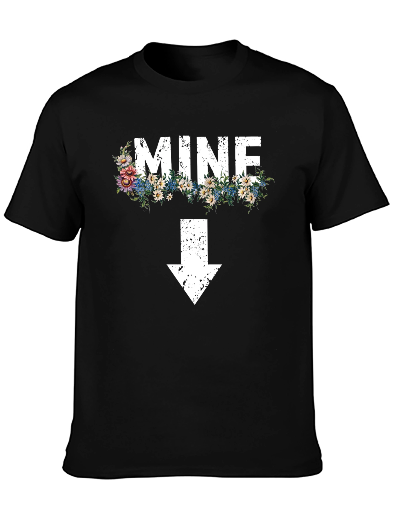 Floral MINE Graphic T-Shirt
