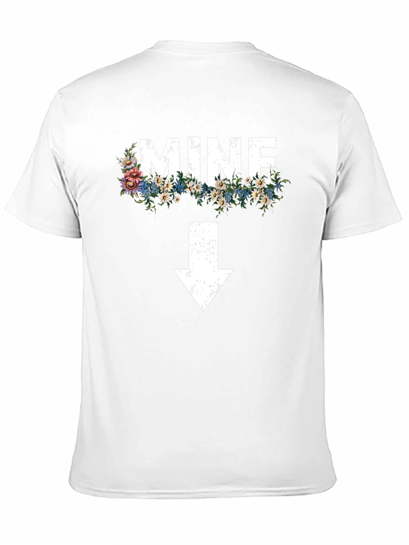 Floral MINE Graphic T-Shirt