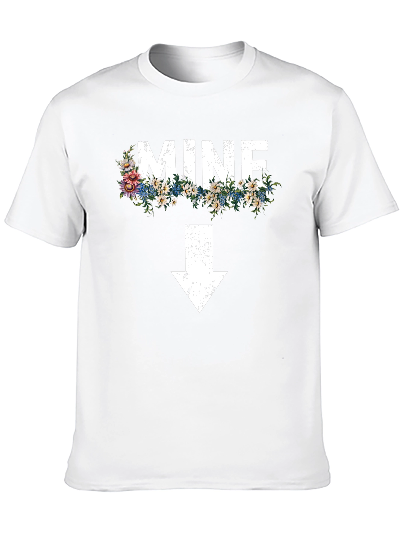 Floral MINE Graphic T-Shirt