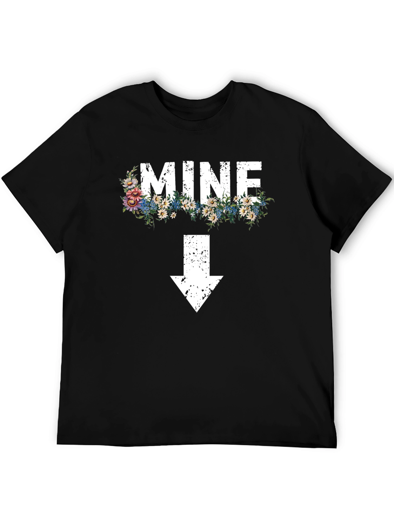 Floral MINE Graphic T-Shirt