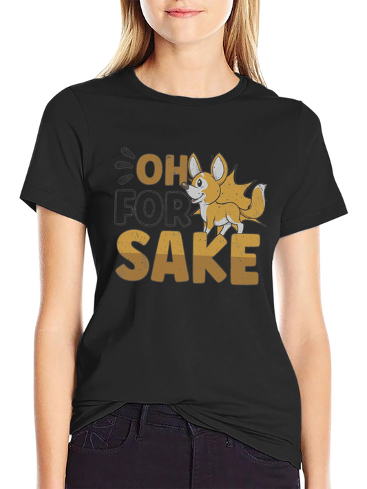 Oh For Sake Corgi Graphic Tee