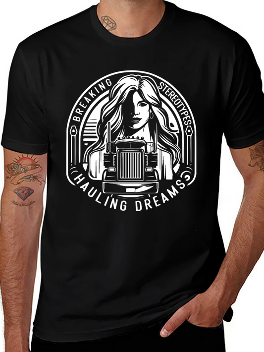 Trucker Girl T-Shirt - Breaking Stereotypes
