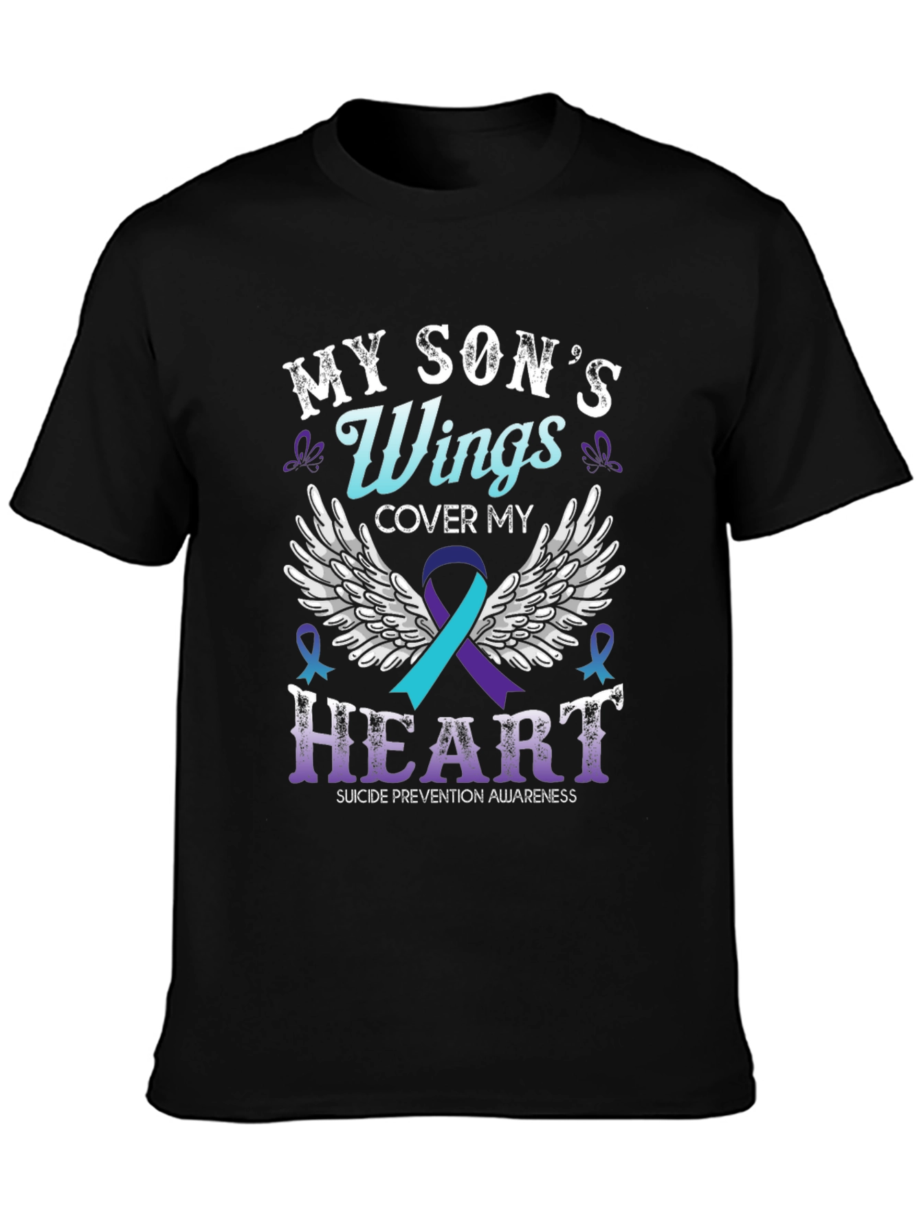 My Sons Wings Suicide Prevention Awareness T-Shirt