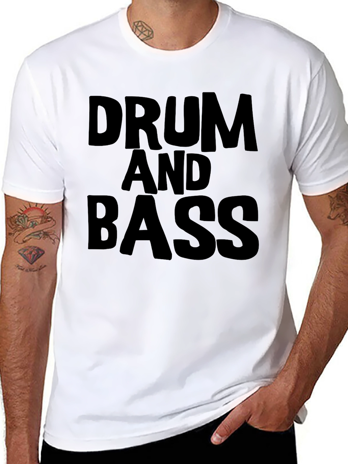 Drum and Bass T-Shirt - Music Lover Tee