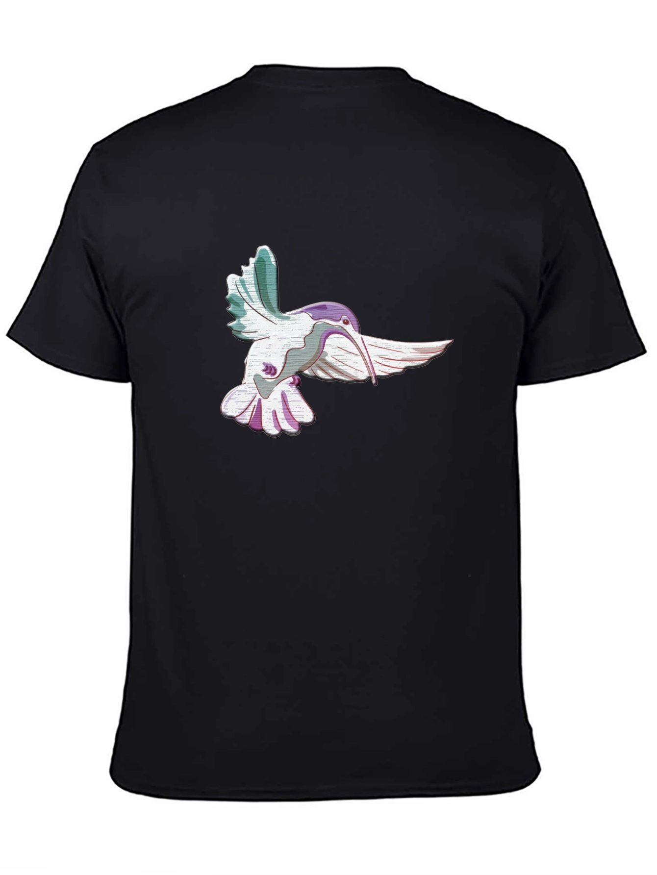 Hummingbird Graphic Black T-Shirt