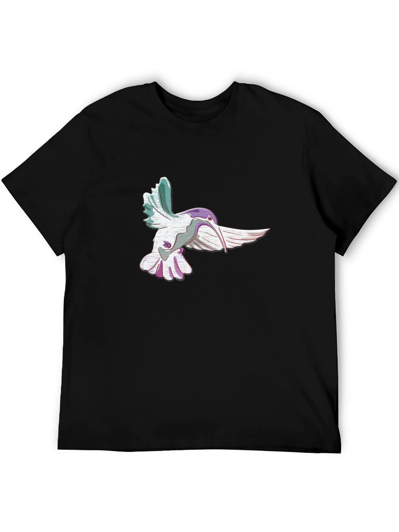 Hummingbird Graphic Black T-Shirt