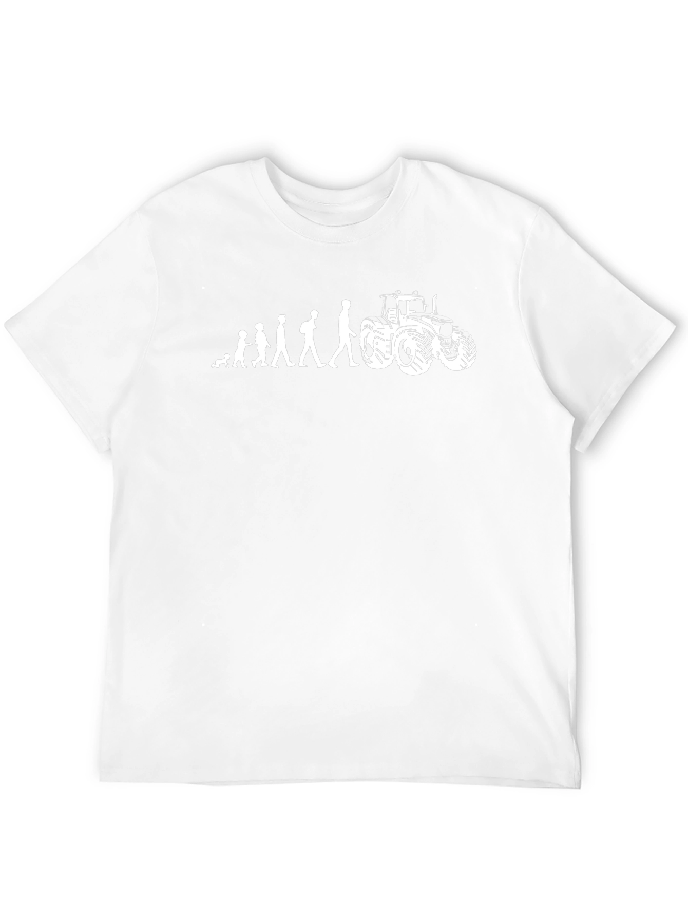 Evolution to Tractor T-Shirt - Black Crew Neck