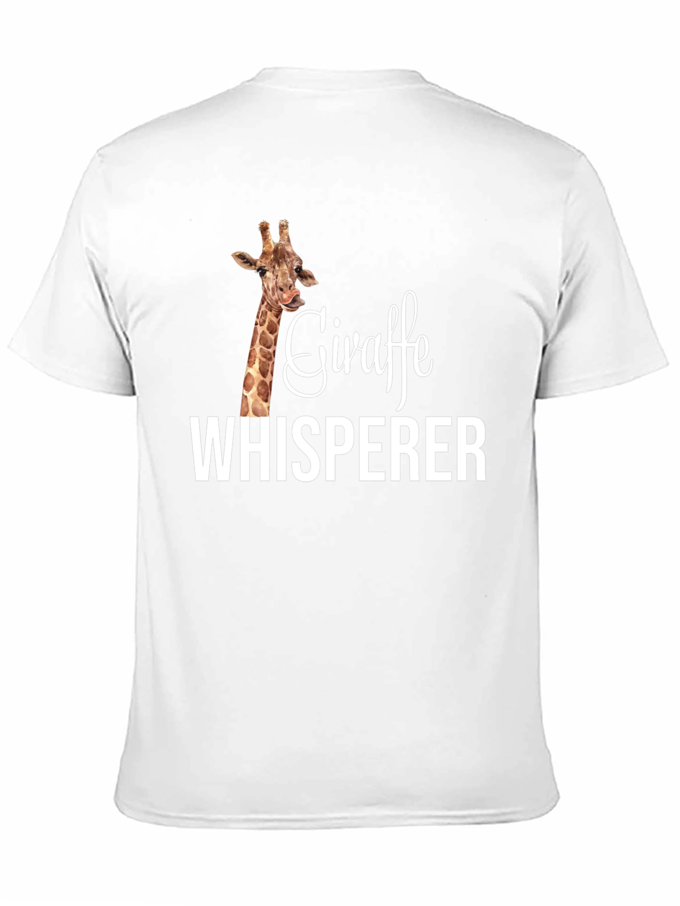 Giraffe Whisperer Graphic T-Shirt - Animal Lover Tee