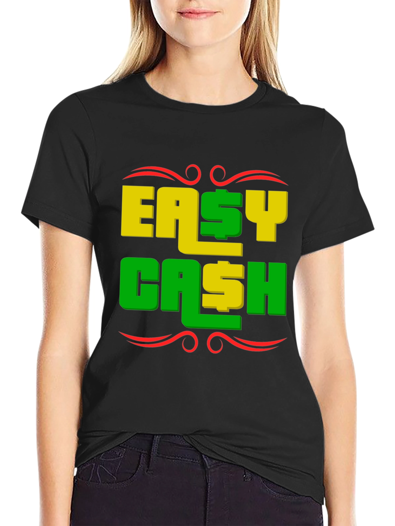 Easy Cash Black T-Shirt