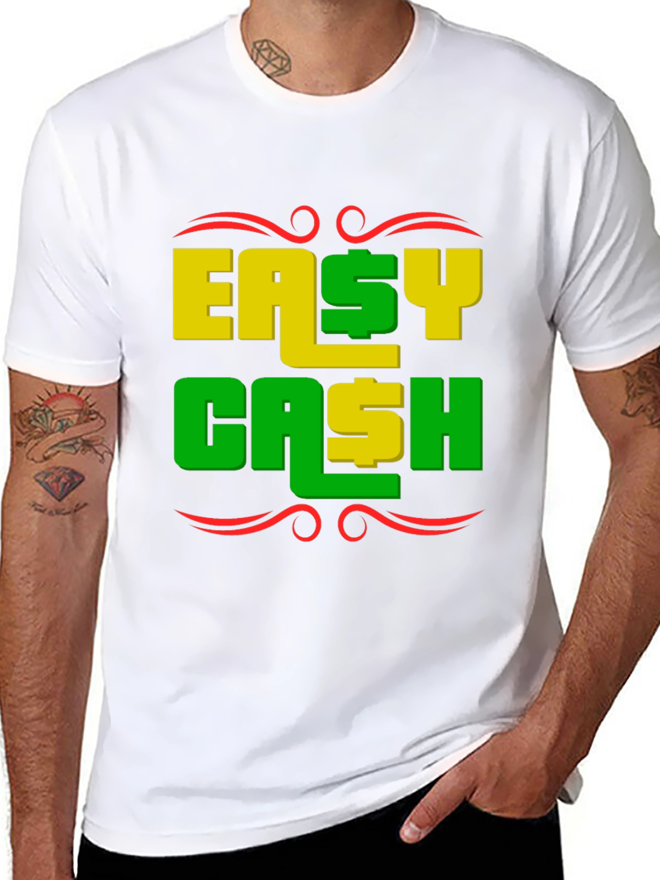 Easy Cash Black T-Shirt