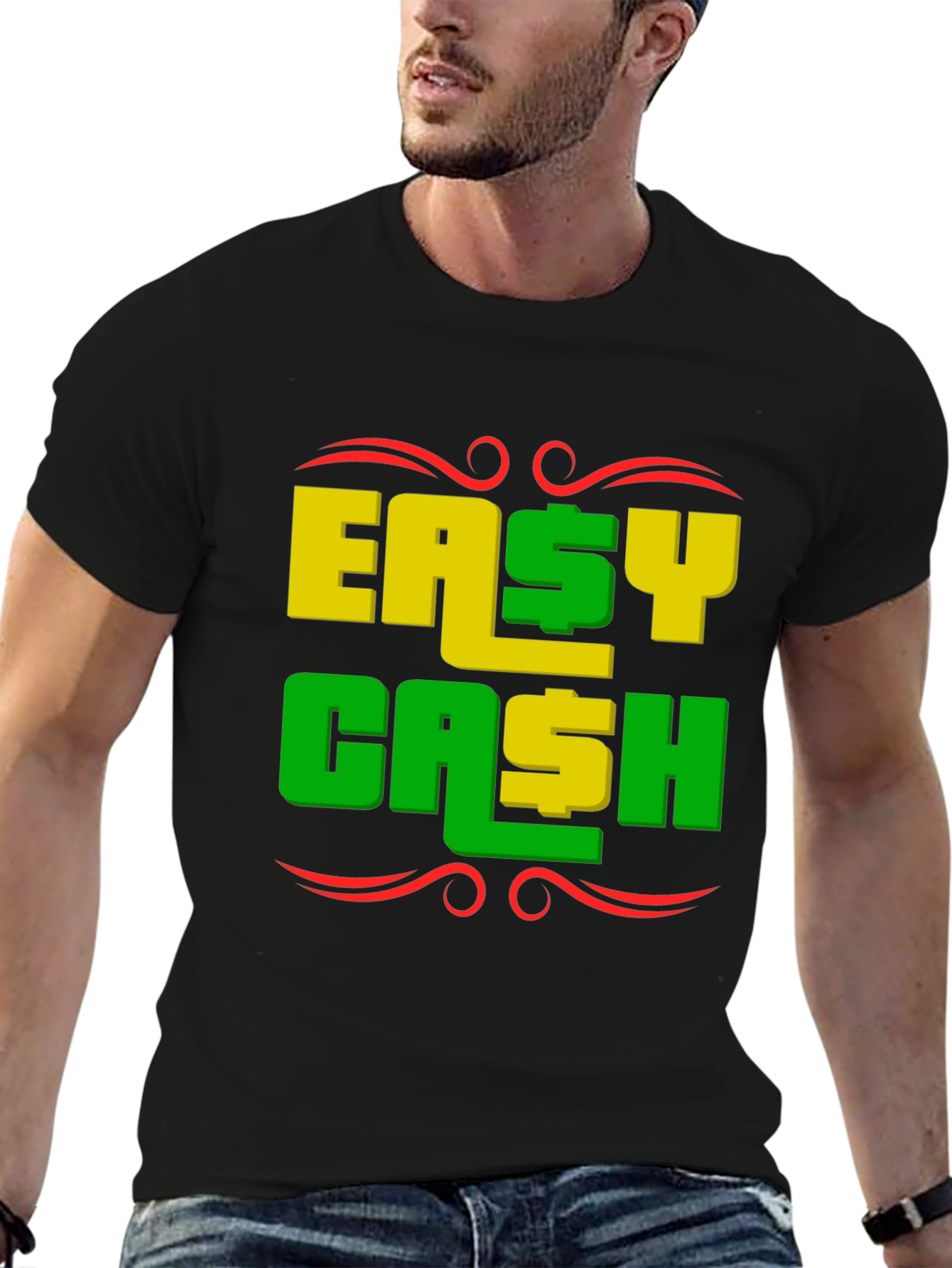 Easy Cash Black T-Shirt