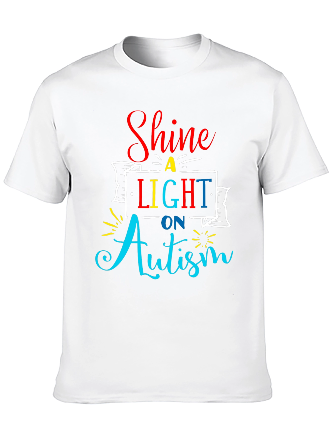 Autism Awareness T-Shirt Shine a Light