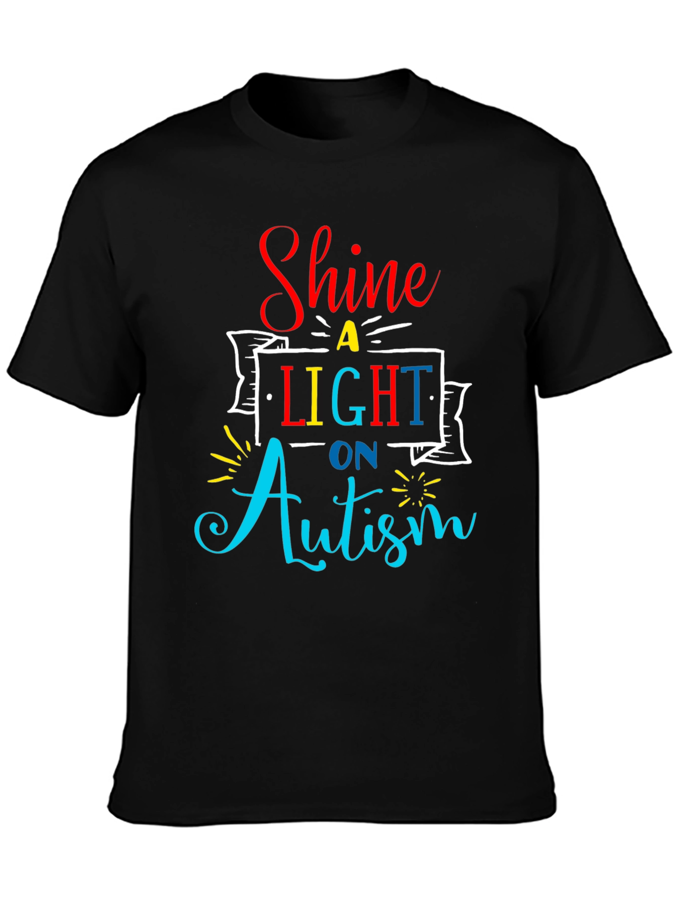 Autism Awareness T-Shirt Shine a Light
