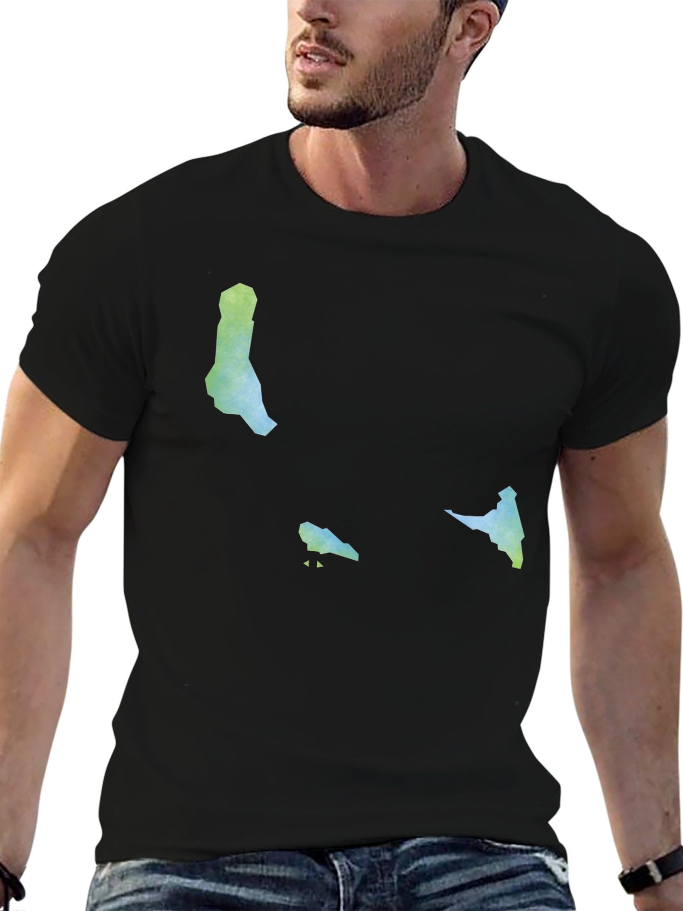 Comoros Islands Graphic T-Shirt - Unisex Black Tee