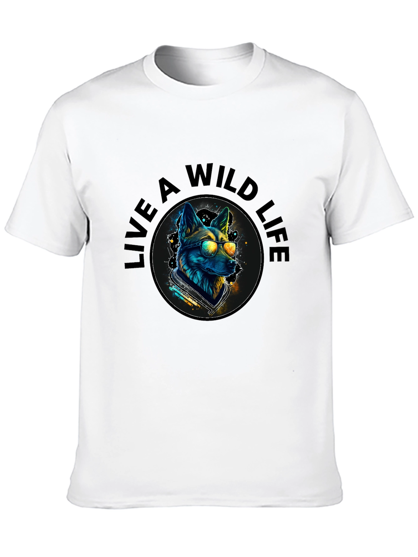 Wild Life Dog Graphic Tee - Cool & Comfy