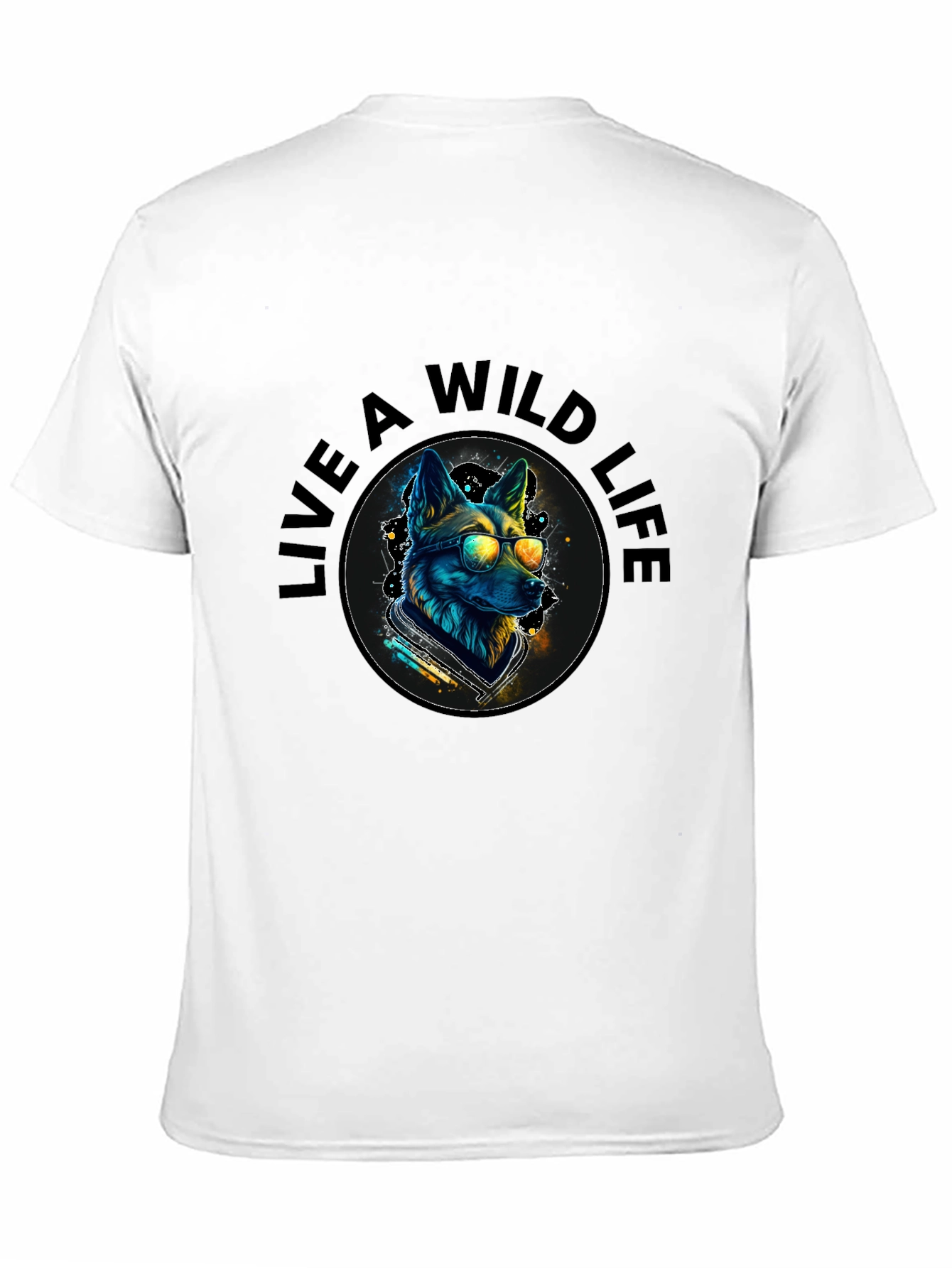 Wild Life Dog Graphic Tee - Cool & Comfy