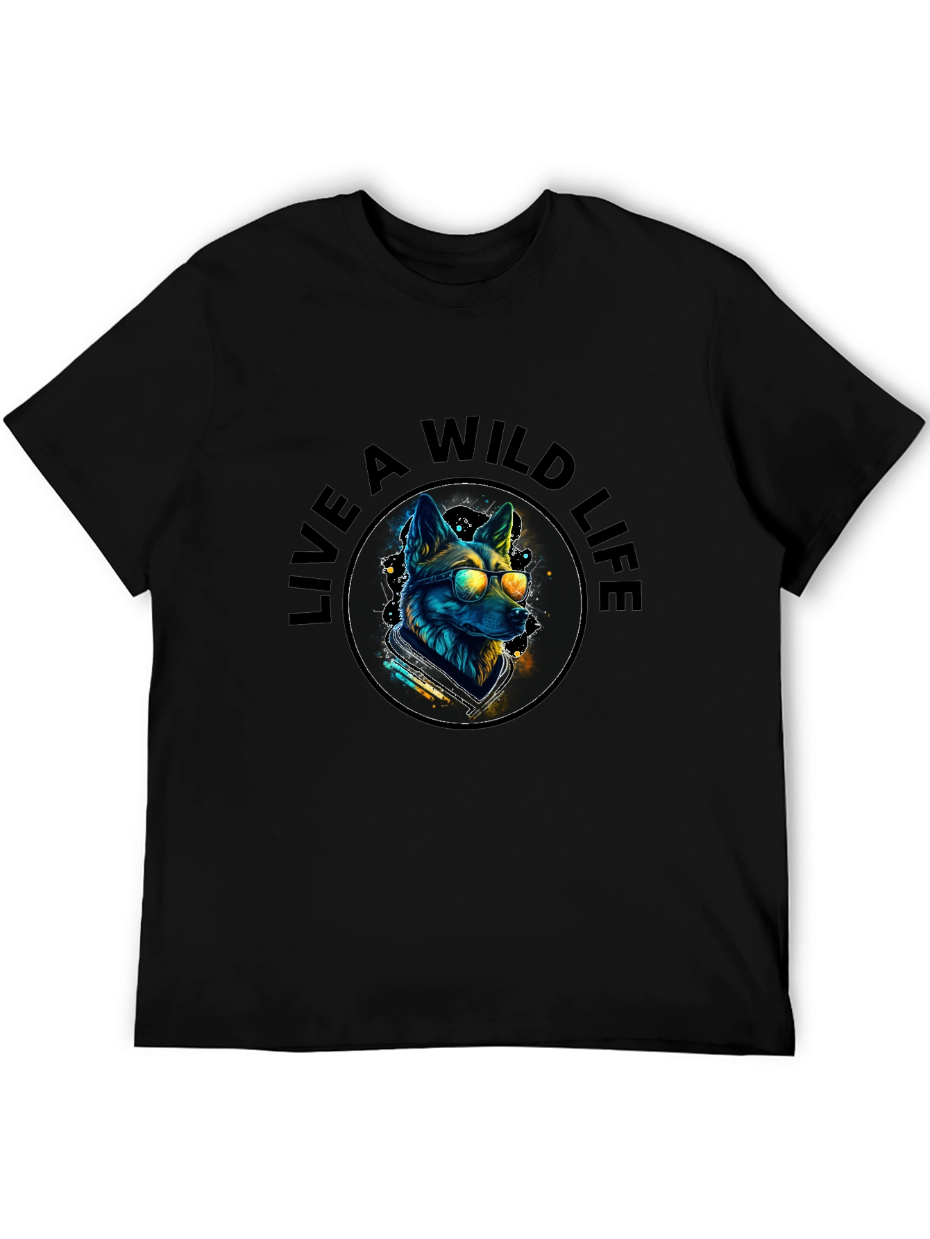 Wild Life Dog Graphic Tee - Cool & Comfy