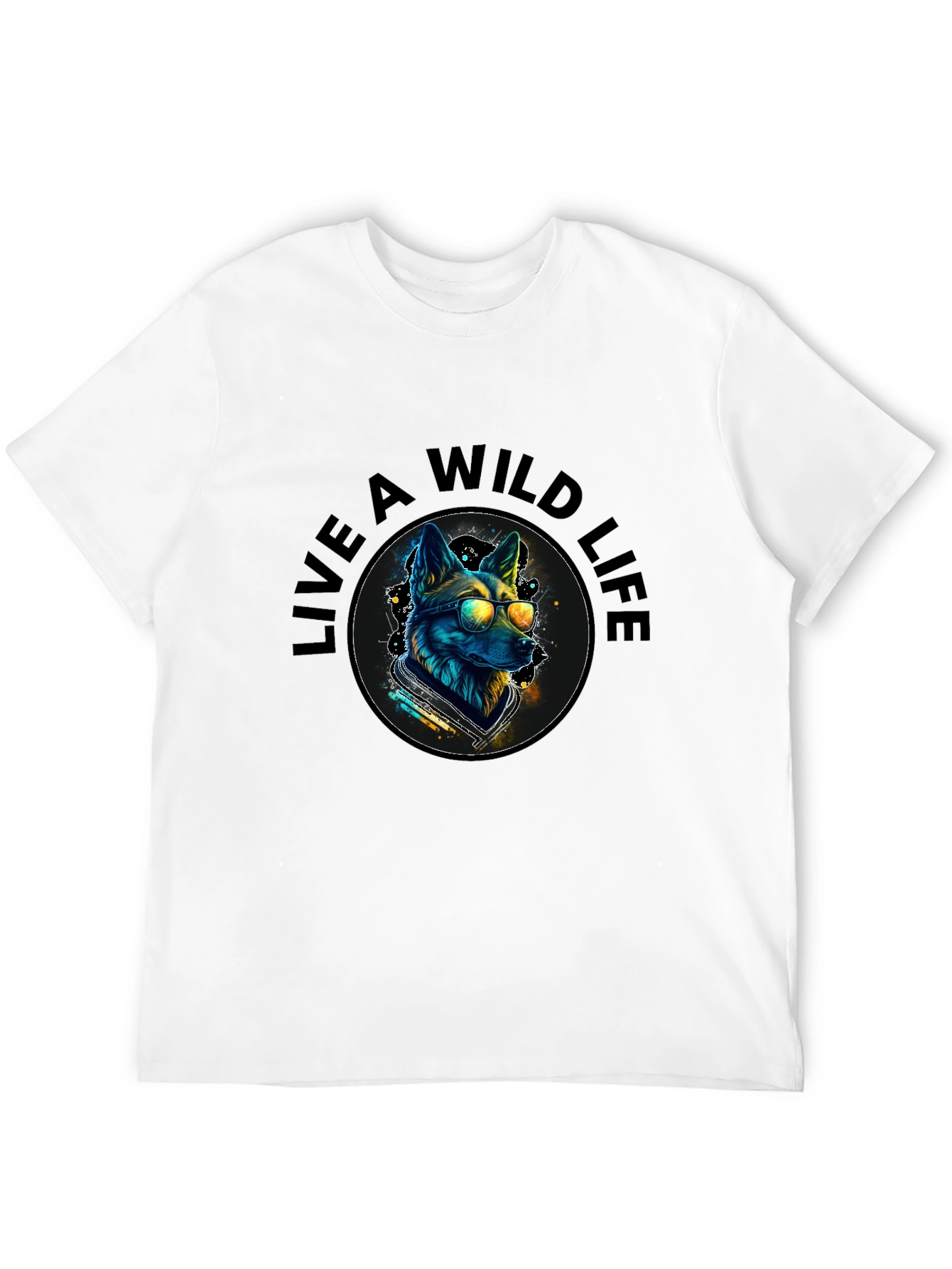 Wild Life Dog Graphic Tee - Cool & Comfy