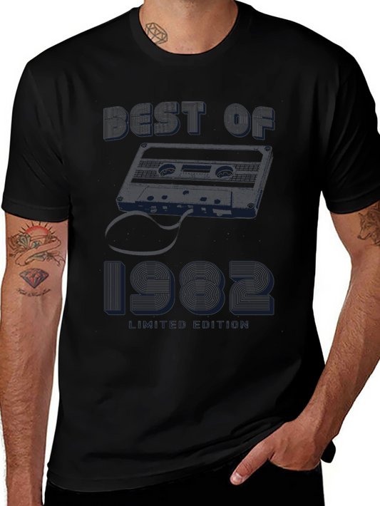 Best of 1982 Cassette Tape Limited Edition T-Shirt